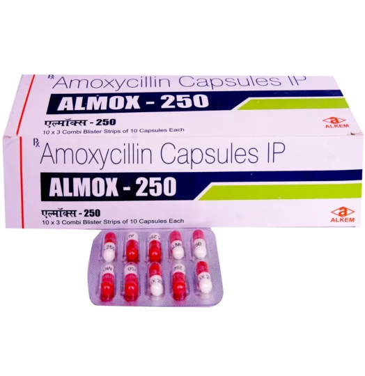 ALMOX 250MG CAPS